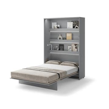 Lenart Bed Concept Verticaal Opklapbed 140x200 - Grijs, Huis en Inrichting, Slaapkamer | Bedden, Nieuw