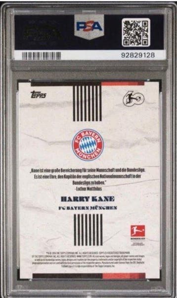 2023/24 Topps PB Matthaus CS Harry Kane Stars Von Heute -, Nieuw