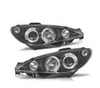 PHARES PEUGEOT 206 02-08 ANGEL EYES CCFL FOND NOIR H7 OEM, Verzenden