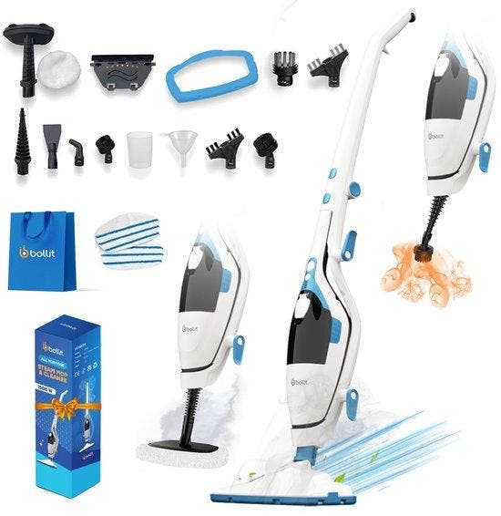2dekans | BOLLIT 16 in 1 Stoomreiniger 1500W - Handstomer -, Doe-het-zelf en Bouw, Reinigingsmachines, Ophalen of Verzenden