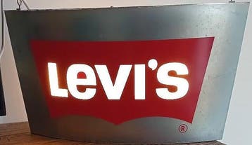 Levis - Levis neonreclamebord - Lichtbak - Metaal, Plastic