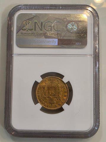 Frankrijk. Napoléon III. 20 Francs 1866-BB. NGC AU53
