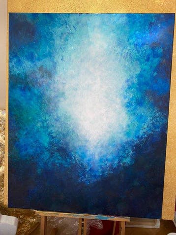 Tetiana Zaitseva - Acrylic Painting XL Vacation no 227