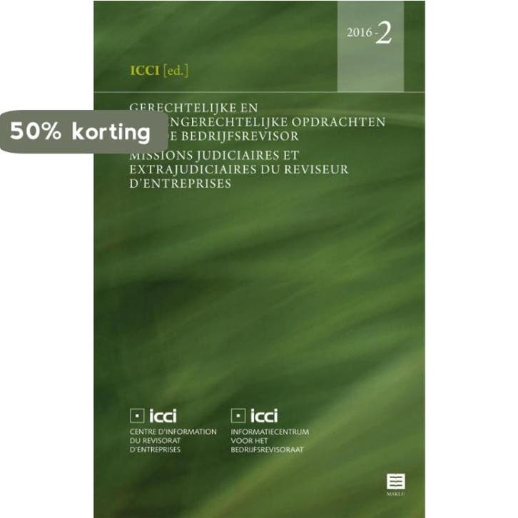 Gerechtelijke en buitengerechtelijke opdrachten van de, Boeken, Economie, Management en Marketing, Zo goed als nieuw, Verzenden