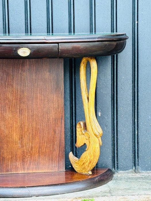 Wandtafel - Hout, Antiek en Kunst, Kunst | Designobjecten