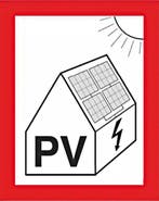 Panneau DAvertissement PV 105x148mm Autocollant - 182799, Verzenden