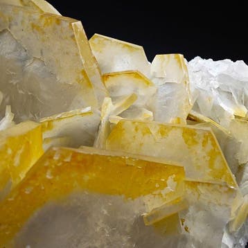 NOUVEAUTÉ, CALCITE JAUNE HEXAGONALE, ESTHÉTIQUE FANTASTIQUE!