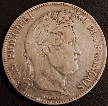 Frankrijk. Louis Philippe I. 5 Francs 1832-T, Nantes (Zonder