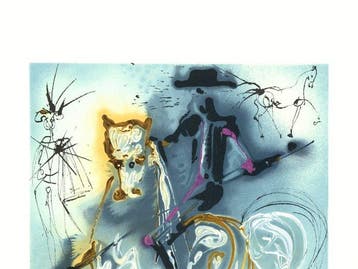 Salvador Dali (1904-1989) - Le Picador, Chevaux daliniens -