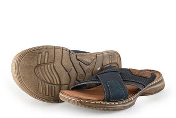 Rieker Slippers in maat 44 Blauw, Slippers, Zo goed als nieuw, Rieker, Verzenden