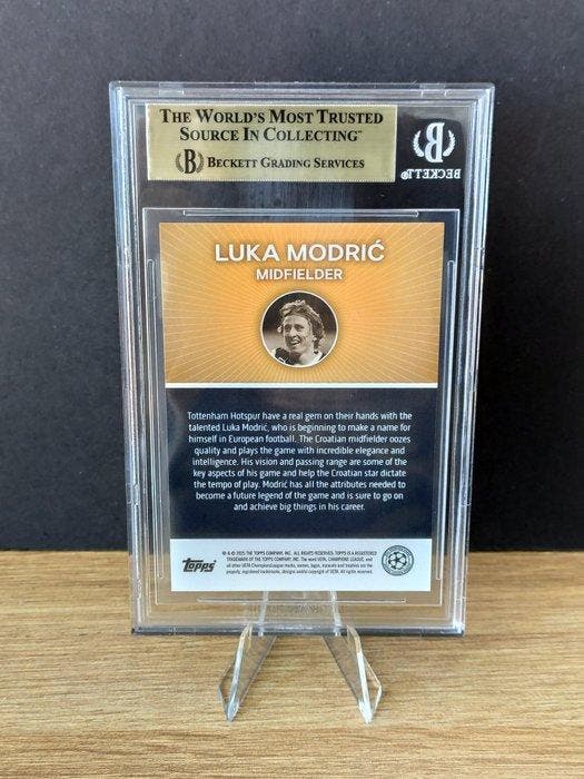 Topps The Lost Rookie Luka Modric - Beckett 10 Graded card, Verzamelen, Stickers