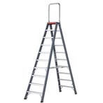 Altrex dubbele trapladder Falco 2×10 treden Met Steunbeugel, Ophalen of Verzenden, Nieuw, Trap, 2 tot 4 meter