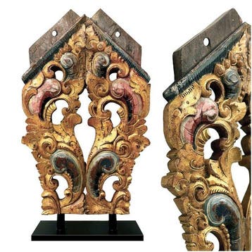 Tempeldeurpost-ornament uit Bali - Indonesië