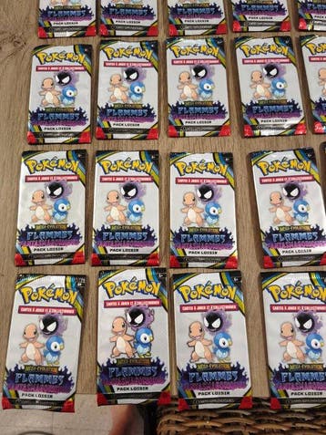 Pokémon - 40 Booster pack - Packs loisirs pokémon flamme, Nieuw