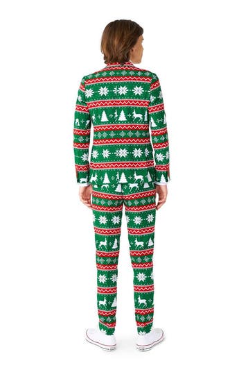 Festive Green Pak Jongen Tiener OppoSuits, Verzenden, Nieuw