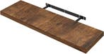 2dekans | Woltu Floating Wandplank - Vintage Bruin - 80 x 23, Huis en Inrichting, Ophalen of Verzenden, Nieuw