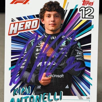 Mercedes - Topps Card 16 Hero Kimi Antonelli Signed - Andrea, Nieuw