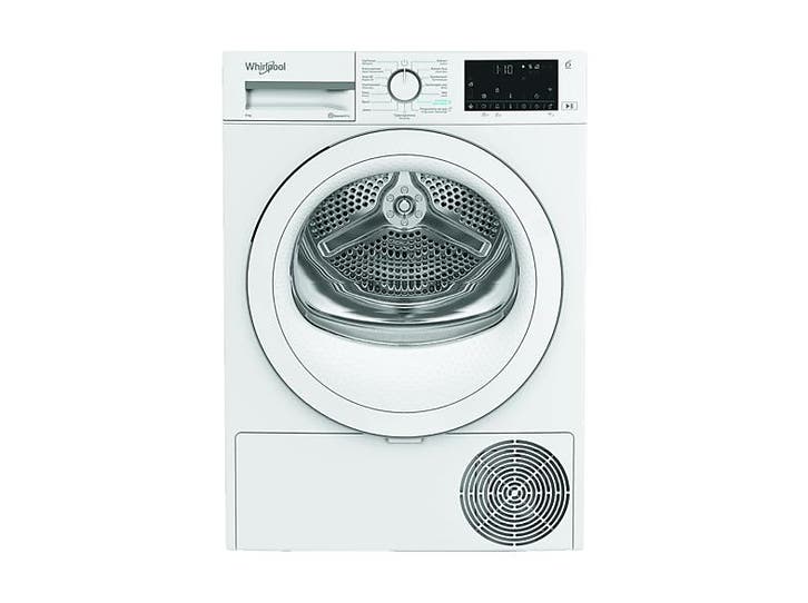 Whirlpool -  Warmtepompdroger 9 Kg 63 Db Energielabel - Wit, Elektronische apparatuur, Droogkasten, Minder dan 85 cm, Voorlader
