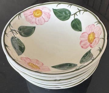 Villeroy & Boch - Bol (6) - wild-Rose - Porcelaine, Antiquités & Art
