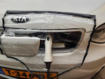 Elektrisch voertuig beschermhoes oplaadkabel, met zwarte..., Verzenden