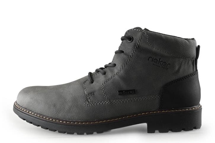 Rieker Veterboots in maat 43 Grijs, Kleding | Heren, Schoenen, Overige kleuren, Zo goed als nieuw, Boots, Verzenden