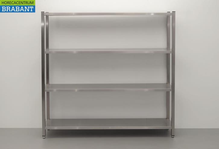 RVS Opbergrek Rek Stelling Premium-line 180 x 40 x 180 cm, Zakelijke goederen, Horeca | Meubilair en Inrichting, Ophalen of Verzenden