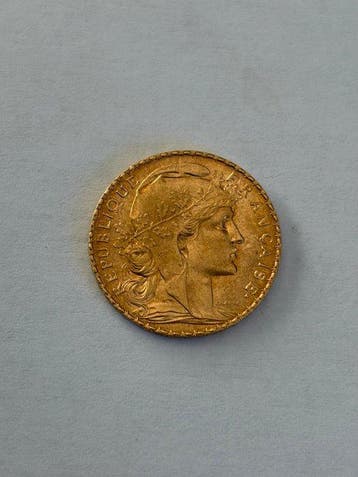 France. 20 Francs 1914 Marianne