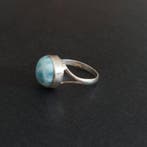 Bague en Larimar et argent 925. Taille 52 E.U. Création