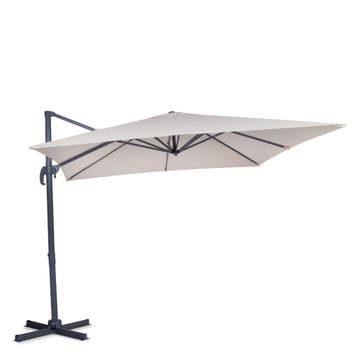 Parasol Pisogne 300x300cm – Zweefparasol | Beige, Verzenden, Nieuw