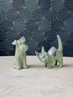 Faïenceries de Thulin - Beeldje - A Dog and a Cat (2) -