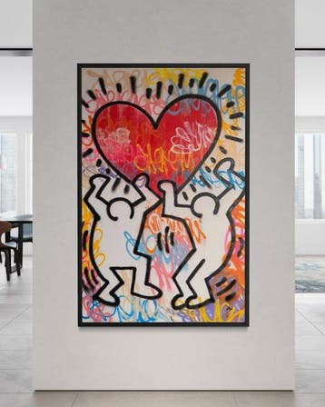 Gunnar Zyl - Heart / Keith Haring & Zyl XXL