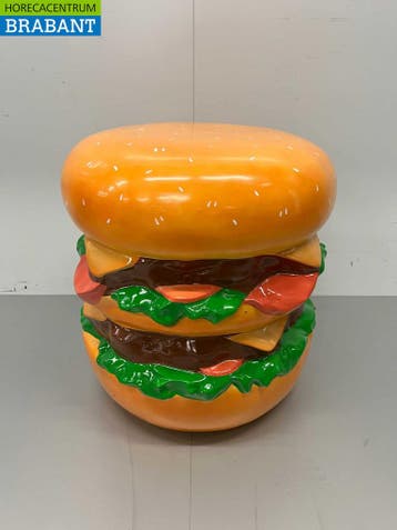 HCB Polyester Bun Hamburger Burger 68 cm Publicité sur les, Verzenden, Nieuw in verpakking