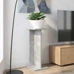 vidaXL Plantenstand 2 pcs Beton Grijs 25 x 25,5 x 60,5 cm, Tuin en Terras, Verzenden, Nieuw