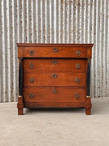 Ladekast - Commode. dressoir, buffet, ladenkast - Verguld, Antiek en Kunst