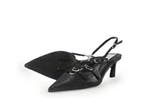 Steve Madden Slingbacks in maat 36 Zwart, Verzenden, Zwart, Steve Madden, Zo goed als nieuw
