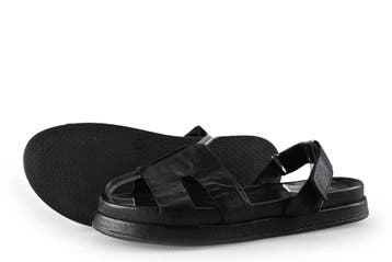 Nelson Slippers in maat 38 Zwart, Slippers, Verzenden, Zwart, Zo goed als nieuw