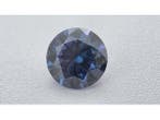 Veiling - Moissanite briljant 1 crt Sapphire Blue ( GRA Gece