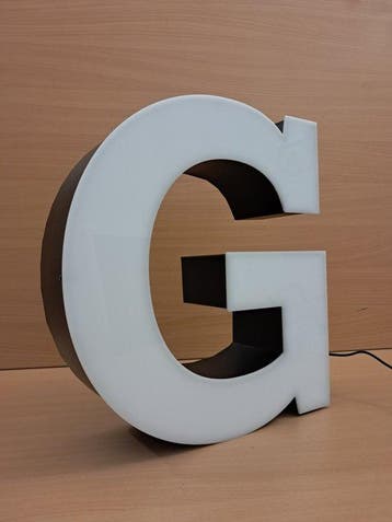 Lamp - Metaal - Letter G