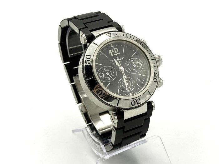 Cartier - Pasha Seatimer Chronograph - 2995 - Heren -, Handtassen en Accessoires, Horloges | Heren