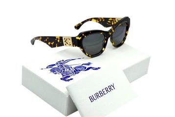 Burberry - VE4423 - Made in Italy - Acetate Carey & Gold, Nieuw