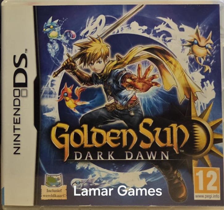 Golden Sun Dark Dawn (Nintendo DS tweedehands game), Games en Spelcomputers, Games | Nintendo DS, Ophalen of Verzenden