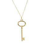 Tiffany & Co. - Ketting met hanger roze goud