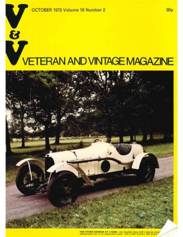 1973 VETERAN AND VINTAGE MAGAZINE 2 ENGELS, Ophalen of Verzenden, Nieuw