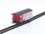 Schaal H0m Bemo gesloten goederenwagen Gk 522 Gataz Roman..., Hobby en Vrije tijd, Gebruikt, Gelijkstroom, Overige typen, Ophalen of Verzenden