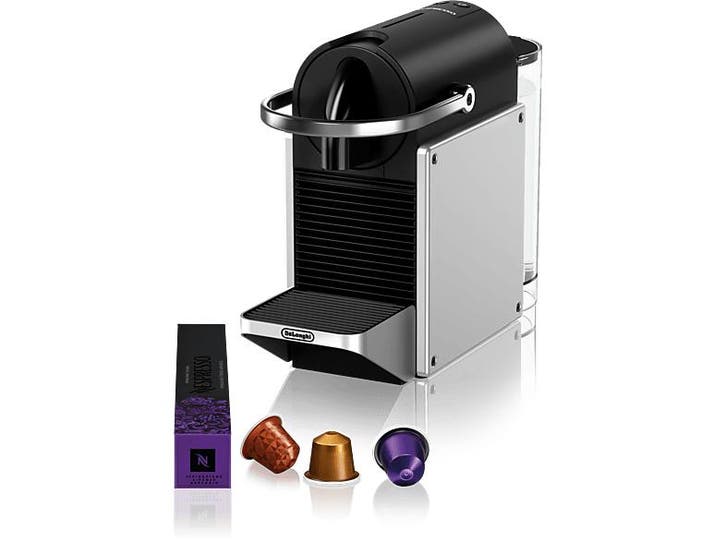 De Longhi -  Nespresso Pixie Refresh Capsulemachine Zilver, Elektronische apparatuur, Koffiezetapparaten, Koffiepads en cups, Nieuw