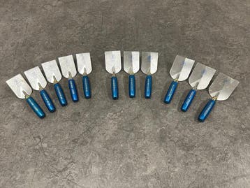 Veiling - Jung Henkelman stukadoorsschoppen rvs set 11-delig, Nieuw