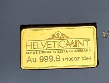 Suisse. Zurich , oro 1/100 Oz (.999) Proof (Sans prix de