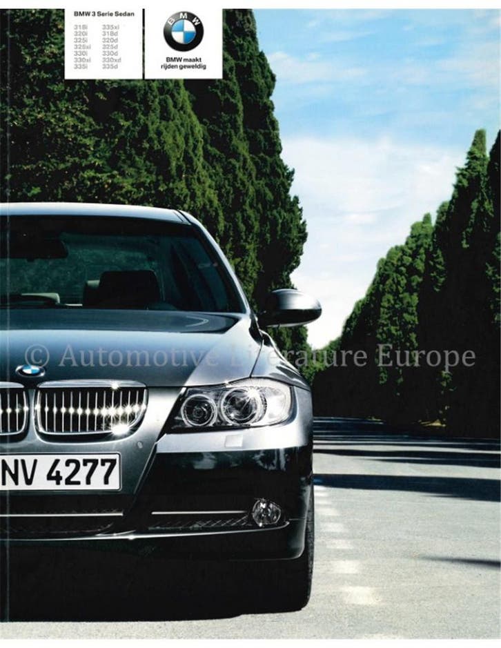2007 BMW 3 SERIE SEDAN BROCHURE NEDERLANDS, Livres, Autos | Brochures & Magazines, Enlèvement ou Envoi