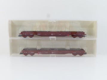 Fleischmann H0 - 97 5787 - Modeltrein goederenwagon (2) - 2x, Nieuw