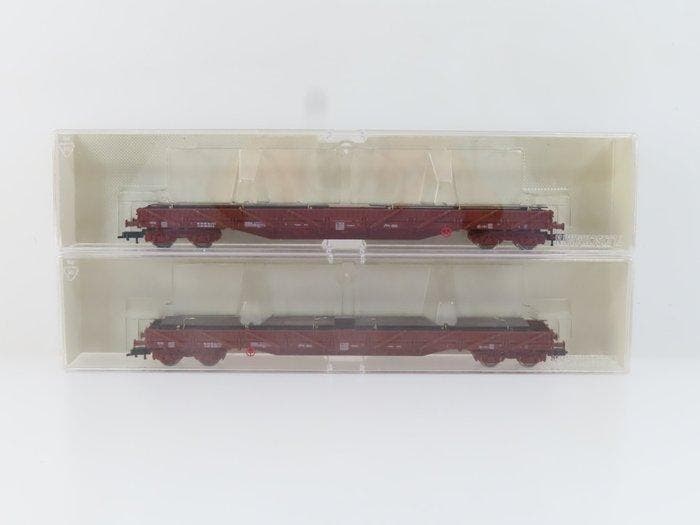 Fleischmann H0 - 97 5787 - Modeltrein goederenwagon (2) - 2x, Hobby en Vrije tijd, Modeltreinen | H0